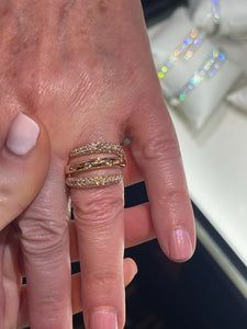 Speckle Wrap Ring