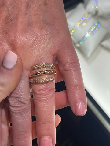 Speckle Wrap Ring