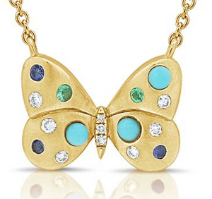 (siany) Gem Speckled Butterfly