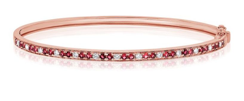 Diamond Gemstone Bangle