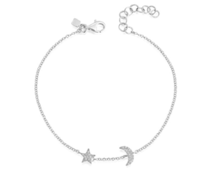 Diamond Star/moon Bracelet