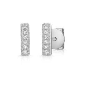 Bar Stud (w/ milgrain)
