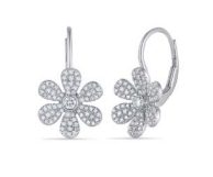 Hanging Daisy Earring